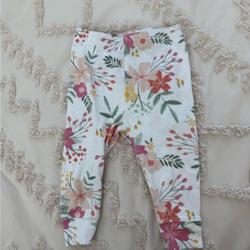Cloud Island Floral Baby Pants